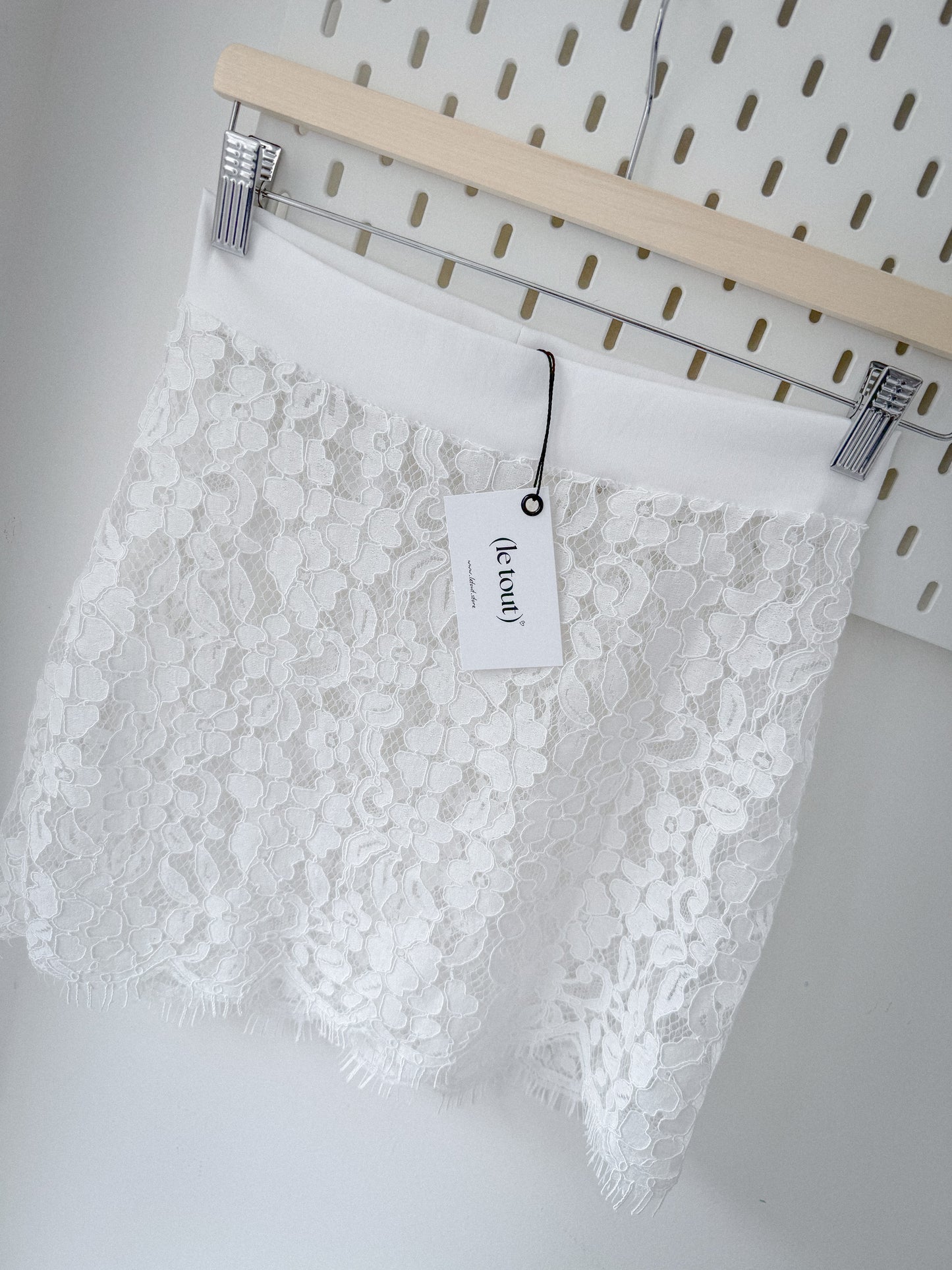 SKIRT ROME // white lace